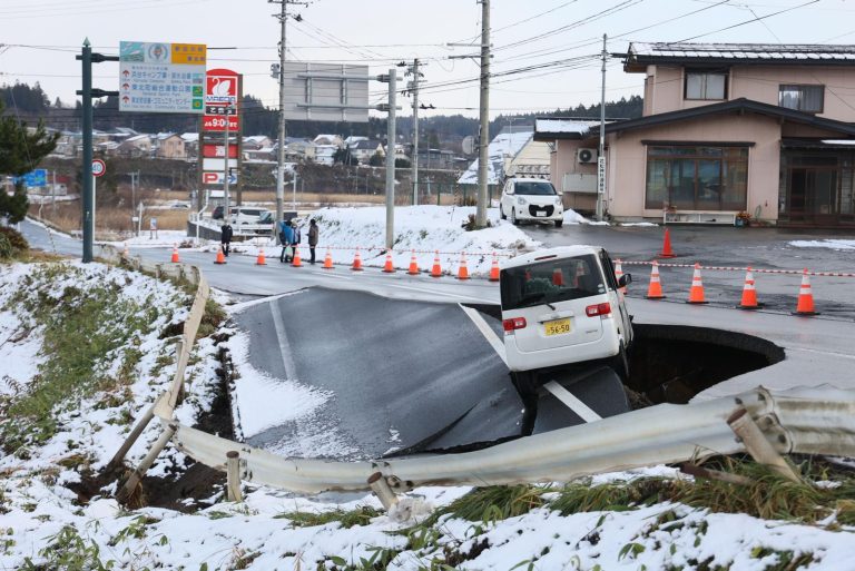 Aftermaths of the northeastern Japan magnitude 7.5 earthquake