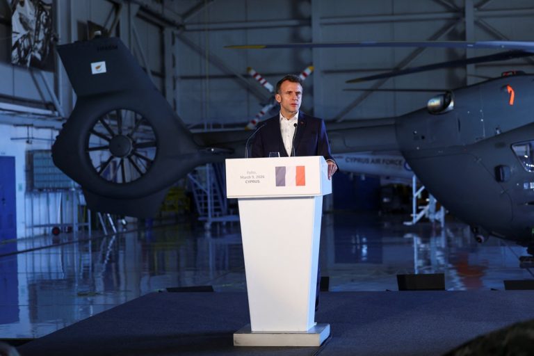 French President Emmanuel Macron visits Cyprus