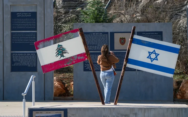 Bandera-de-Israel-Libano